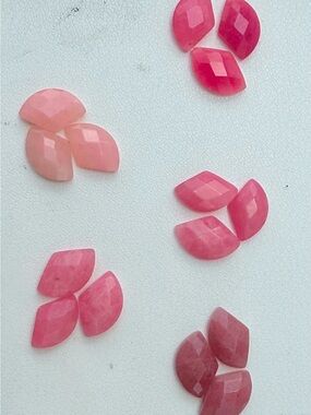 Kendra Scott Pink Marquise Faceted Earring Stones